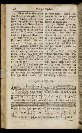 Der 51 Psalm. - Der 99 Psalm.