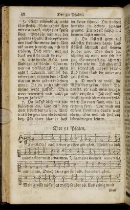 Der 51 Psalm. - Der 99 Psalm.