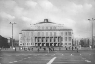 Messestadt Leipzig: Opernhaus am Karl-Marx-Platz