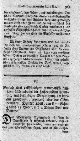 Versuch eines vollständigen grammatisch-kritischen Wörterbuchs der hochdeutschen Mundart. T.3.