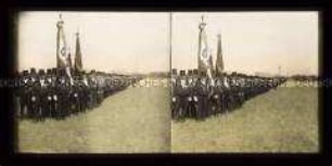 Aufstellung der Kriegervereine auf dem Paradefeld, Tempelhofer Feld, Berlin