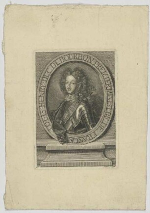Bildnis des Louis Henry, Duc de Bourbon, Premierministre de France