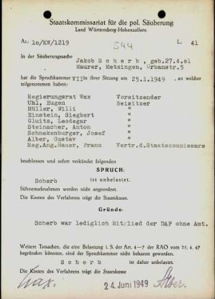 Scherb, Jakob
