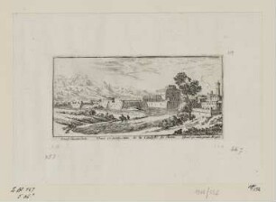 Veuë et perspective de la citadelle de Turin, aus: "Französische und italienische Ansichten"