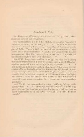 Additional note
