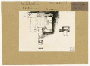 Entwurf für ein Hotel gegenüber der Deutschen Sporthalle an der Stalinallee. Berlin, Friedrichshain, Stalinallee (seit 1961 Karl-Marx-Allee)/Andreasstraße/Koppenstraße/Singerstraße