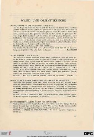Wand- und Orientteppiche (Nr. 256-277)