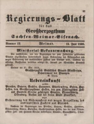 Nr. 12 : 15. Juni 1858