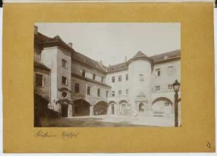 Schloss Küstrin: Ansicht von der Hofseite (aus: Skizzen- und Fotoalbum 12)