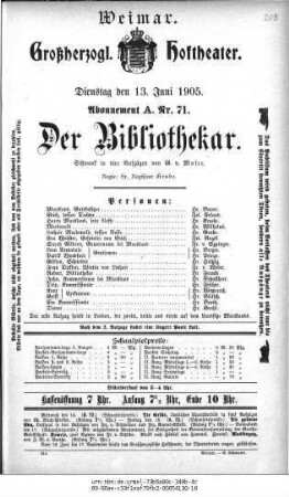 Der Bibliothekar
