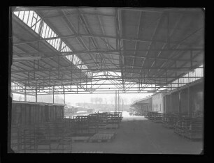 Ulm, Hbf, Güterabfertigung ("Ga."), Halle 1,2 und 3 im Bau