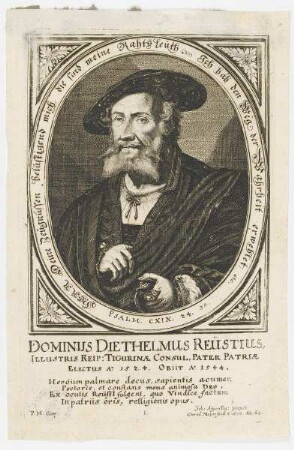 Bildnis des Diethelmus Reüstius