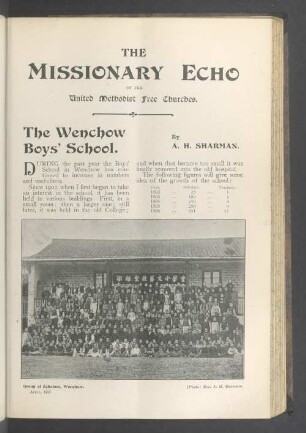 The wenchow boys'school