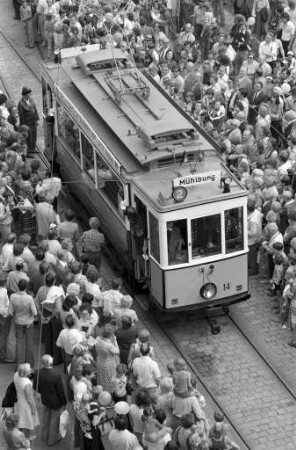 100jähriges Jubiläum der Karlsruher Straßenbahn