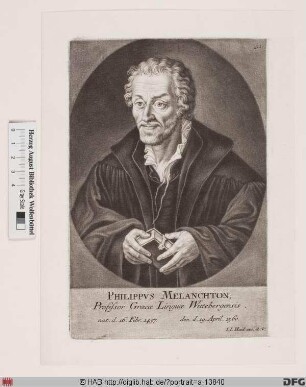 Bildnis Philipp Melanchthon (eig. Schwarzerdt)
