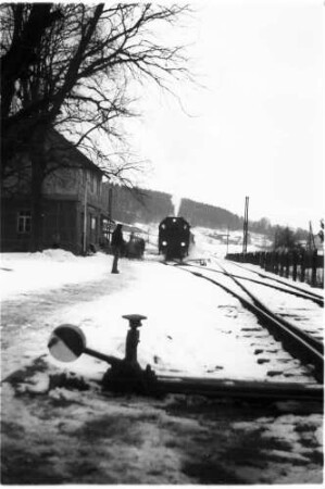 Bahnhof Trochtelfingen, Rangieren zum Lagerhaus