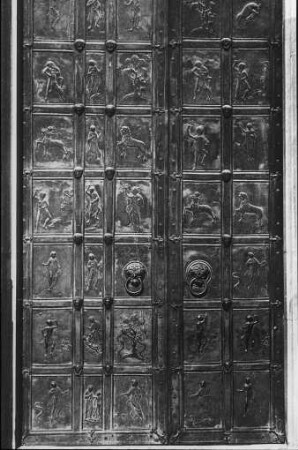Augsburg, Bronzetür, Diözesanmuseum St. Afra