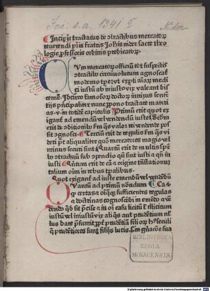 De contractibus mercatorum
