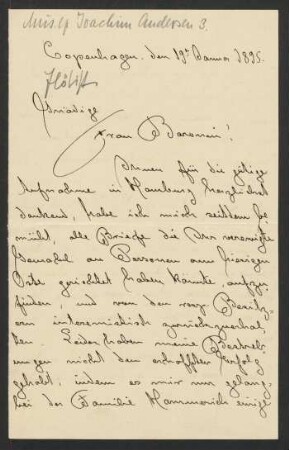 Brief an Marie von Bülow : 19.01.1895