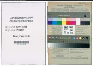 Entnazifizierung Friedrich Noe , geb. 10.09.1893 (Kaufm.Angestellter)