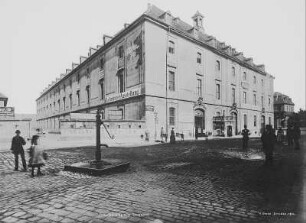 Altes Zeughaus : Dresden, altes Zeughaus, Ansicht von der Schießgasse