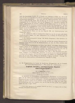 Graphische Darstellung zahnröntgenologischer Diagnosen (Odonto-Diagnostographie).