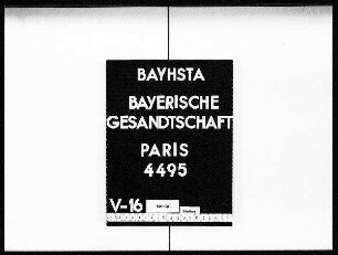Die Gesellschaft für gerichtliche Medizin in Paris und der gegenseitige Austausch von Veröffentlichungen über gerichtliche Medizin