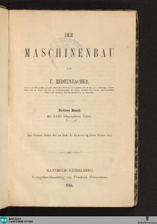 3: Der Maschinenbau