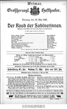 Der Raub der Sabinerinnen