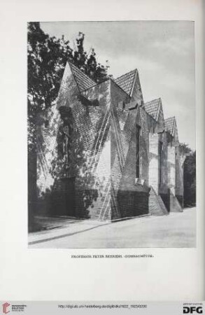 Die Dombauhütte: aus der Eröffnungsrede von Peter Behrens