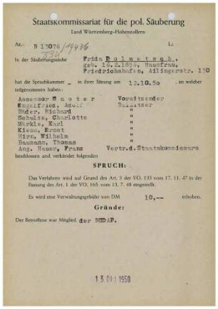 Dolmetsch, Frida