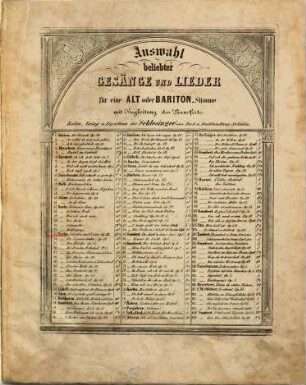 Scheiden und Leiden : Lied für eine Alt- oder Bariton-Stimme ; Op. 74