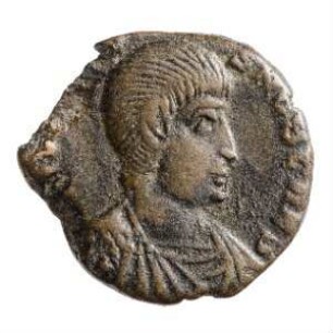 Münze, Aes 4, 355 - 360 n. Chr.?