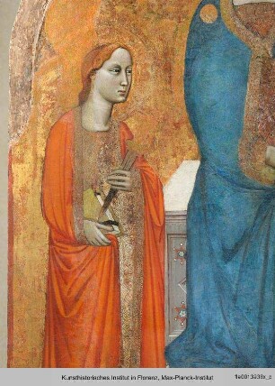 Thronende Madonna mit den Heiligen Lucia und Katharina von Alexandrien