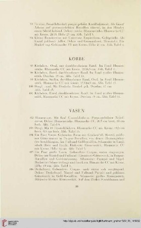 Körbe (Nr. 97-101)