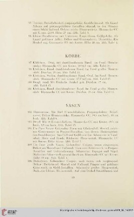 Körbe (Nr. 97-101)