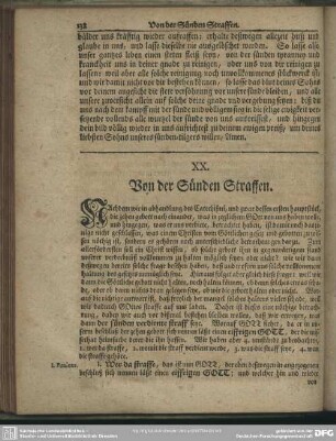 XX. Von der Sünden Straffen