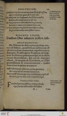 (Psalmvs LXXXI - Psalmvs XC)