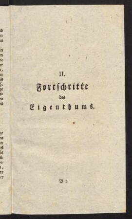13-28, II. Fortschritte des Eigentums