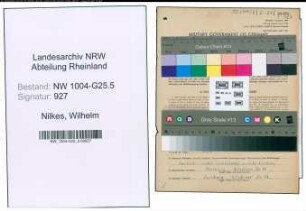 Entnazifizierung Wilhelm Nilkes , geb. 02.02.1912 (Schneider)