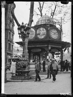Barcelona, Trinkhalle an der Rambla