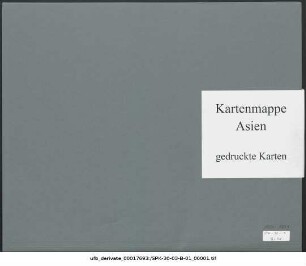 Vorder-Asien, (bis zum Indus) ganz u. größere Teile : 1804-1879 : Kartensammlung