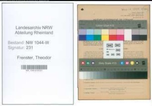Entnazifizierung Theodor Frenster , geb. 27.05.1895 (Schreinermeister)