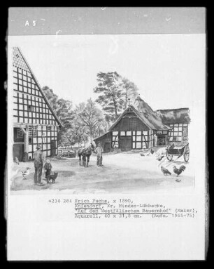 Auf dem westfälischem Bauernhof (Maier; Kniendorf, Kreis Minden-Lübbecke)