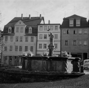 Pößneck. Georgsbrunnen auf dem Markt (1571)
