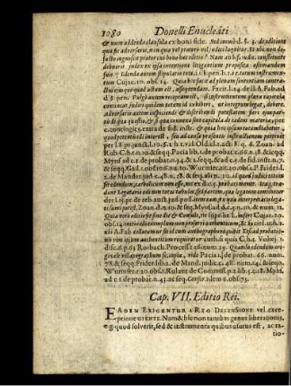 Cap. VII. Editio Rei