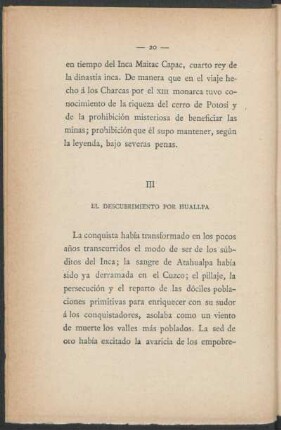 III - El descubrimiento por Huallpa