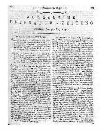 Neale, G.: Praktische Abhandlung über die Nervenkrankheiten. Aus dem Englischen übersetzt. Berlin: Petit und Schöne 1790