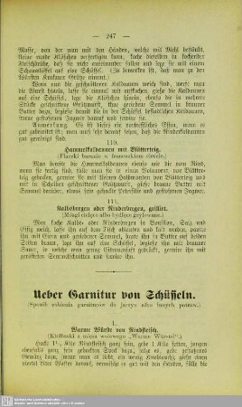 Ueber Garnitur von Schüsseln