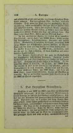 5. Das Herzogthum Braunschweig